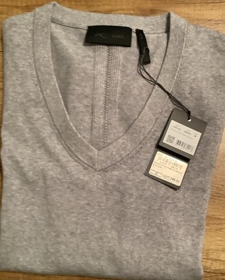 Lasse Kjus  Golf  V-Neck Sweeter Grau Mit Lurex Damen Gr.: 38 neu