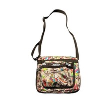LeSportsac Limited Edition Hawaiian Surfer Chic Print Ellie Messenger Bag