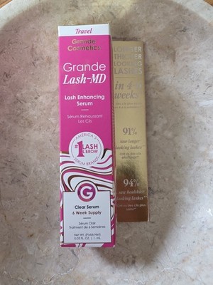 NEW SEALED IN BOX GRANDE LASH MD LASH GROWTH TRAVEL SERUM