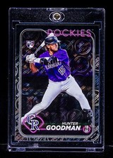 Hunter Goodman RARE REFRACTOR 582 PRIZM INVESTMENT ROOKIE CARD Rockies SSP. rookie card picture