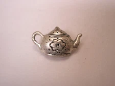 Tea Pot Service Vintage Tie Tack Lapel Pin f44