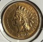1906 INDIAN HEAD CENT - Cleaned - (13-30)