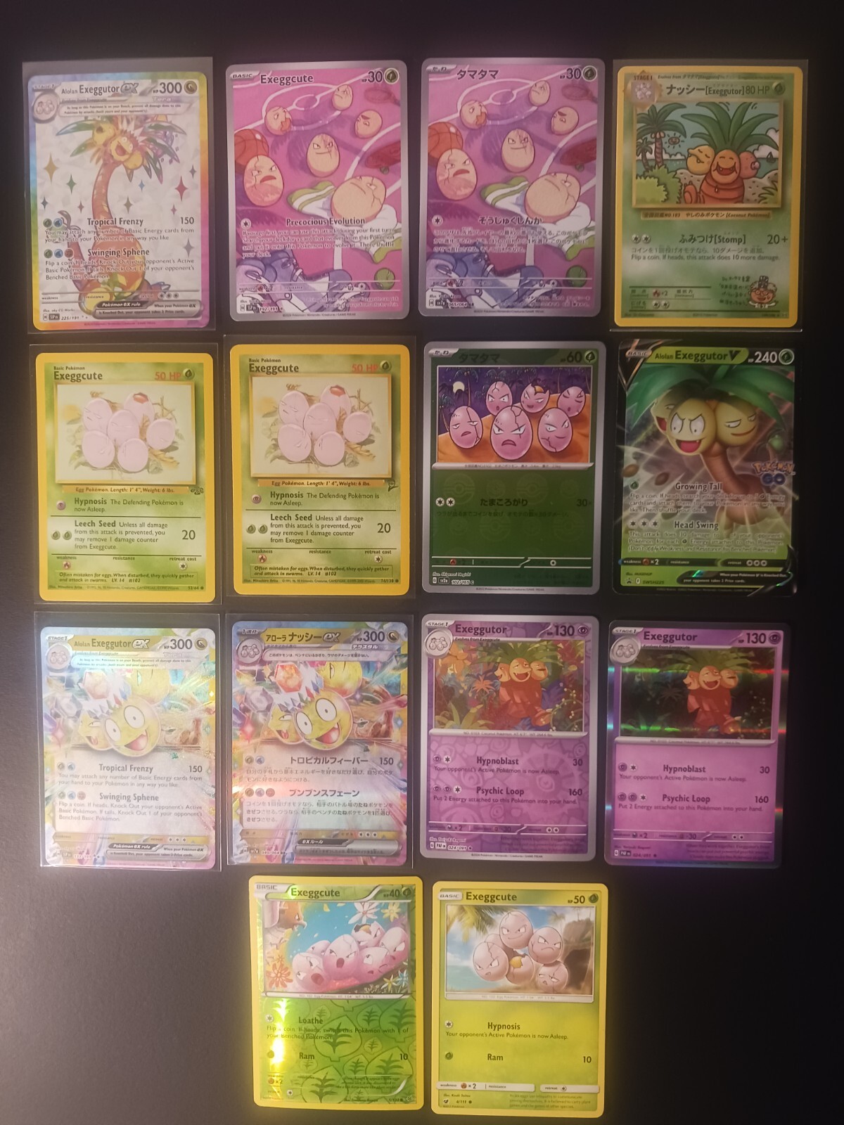 Pokemon Exeggutor Random card lot 14 cards