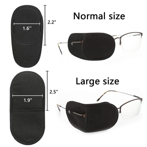 Super Lightweight Black Eye Patches – 12 Count for All Ages - Ambulatory Support - Picture 6 of 8