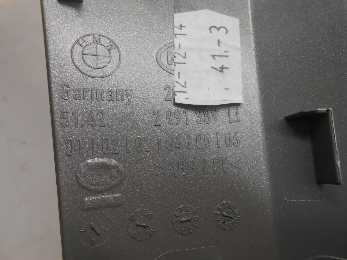 2012-15 BMW X1 Silver Left Door Trim Panel Bezel OEM 51422991389  