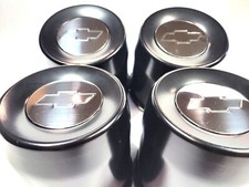 4 Black Wheel Center Caps Push Through 5.15 Bore 8 Lug Ap 111bkc