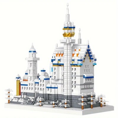 Create Neuschwanstein Castle with 2790pcs Miniature Building Blocks Landmarks