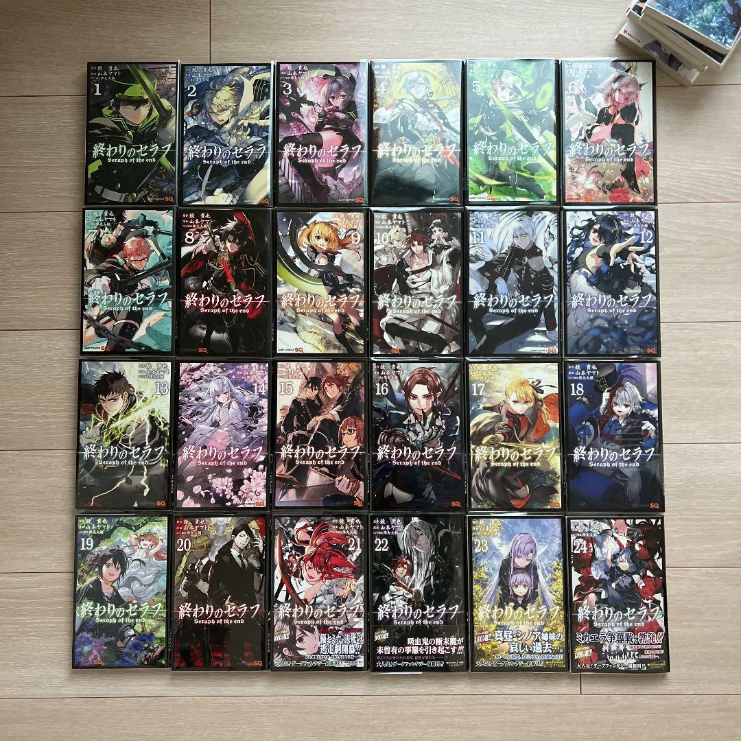 Owari no Seraph of the End Vol. 1-22 Complete set C omics Manga