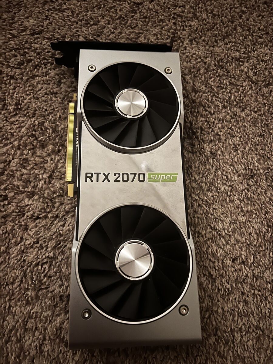 NVIDIA GeForce RTX 2070 Super Founders Edition | eBay NVIDIA GeForce RTX 2070 Super Founders Edition | eBay