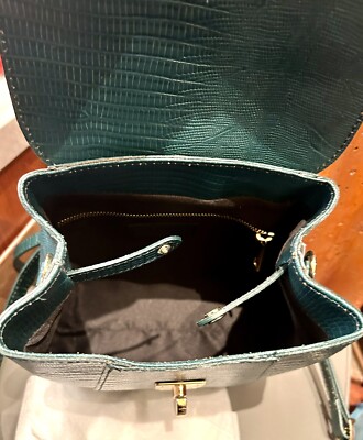 Divina Firenze Trilli Green Italian Leather Convertible  display picture 3