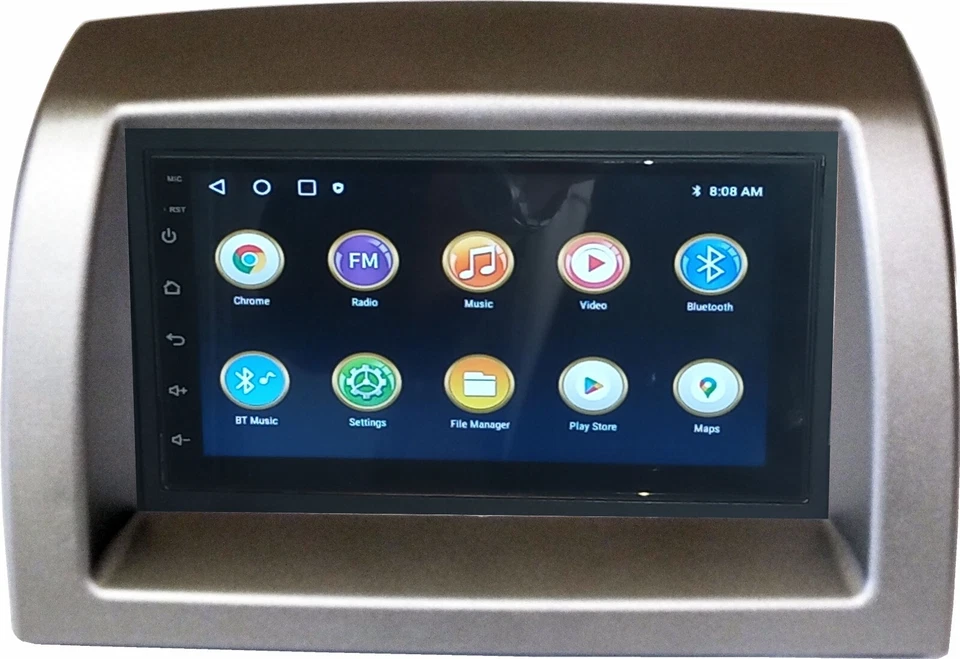 AUTORADIO ANDROID PER LANCIA YPSILON 2003 A 2011 KIT 4G + 64GB BT USB CONNETTORI - Immagine 2 di 4