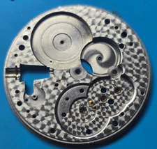 VINTAGE 16 SIZE 21 JEWEL ROCKFORD GRADE 645 MAIN PLATE