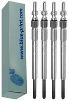 4 X Blue Print ADM51814 GlÜHkerze FüR Citroen Fiat Ford Mazda Peugeot Toyota