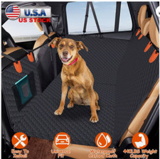 Car Dog Cover Back Seat Car Hammock for Dogs Waterproof Bottom Mat