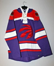 New NBA Toronto Raptors Lacer jersey style mid weight cotton hoodie men's XXL