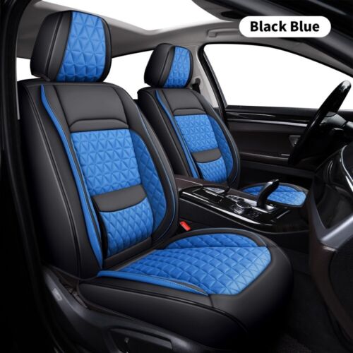 Leather Car Seat Covers Fits Chevrolet Silverado 2009-2024 1500 2500 3500 Pickup - Picture 30 of 30