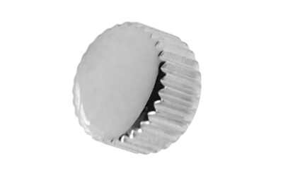 Junghans Krone aus Edelstahl silberfarben > 027/3004 027/3400 027/4002