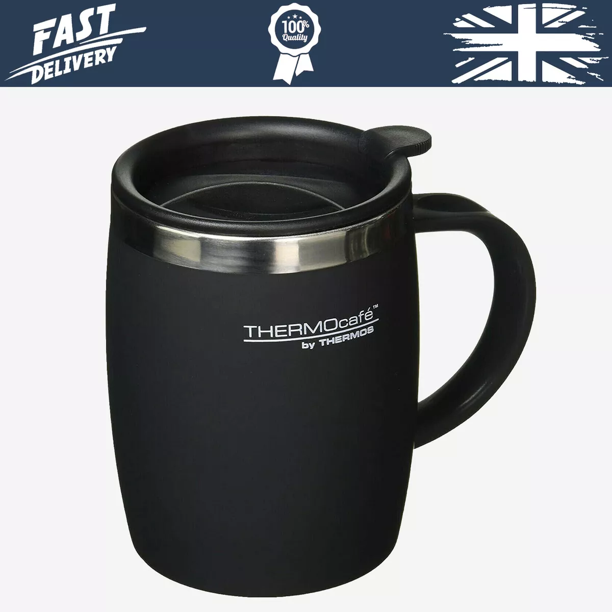 Stainless Steel Thermos Mug Tea Coffee Thermal Cup Travel Mug