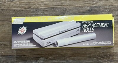 Deni Freshlock Vacuum Sealer Replacement Rolls 264 6'' Bags Microwave Safe 4 Pk