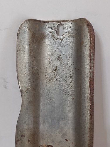 Antike verzierte Abdeckplatte Singer 66 rote Augen von 1917 mit Aufsatz - Bild 6 von 6