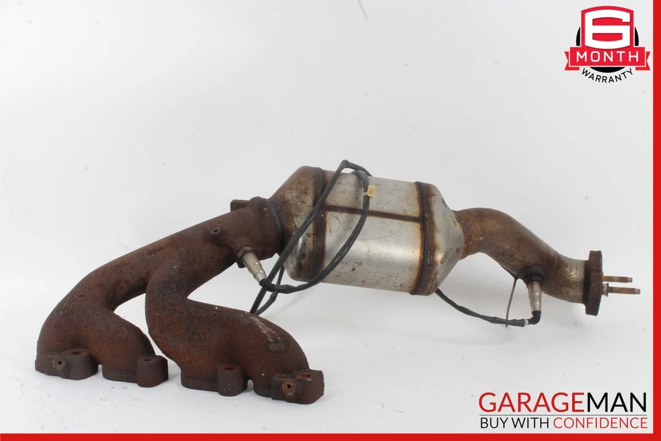 04-08 Cadillac XLR 4.6L V8 colector de escape tubo de bajada lado izquierdo y derecho conjunto OEM Foto 2 de 4