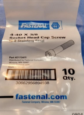 Innensechskantschrauben 4-40 X 3/8 Zoll (10 Stück) – Von Losi/Horizon Hobby