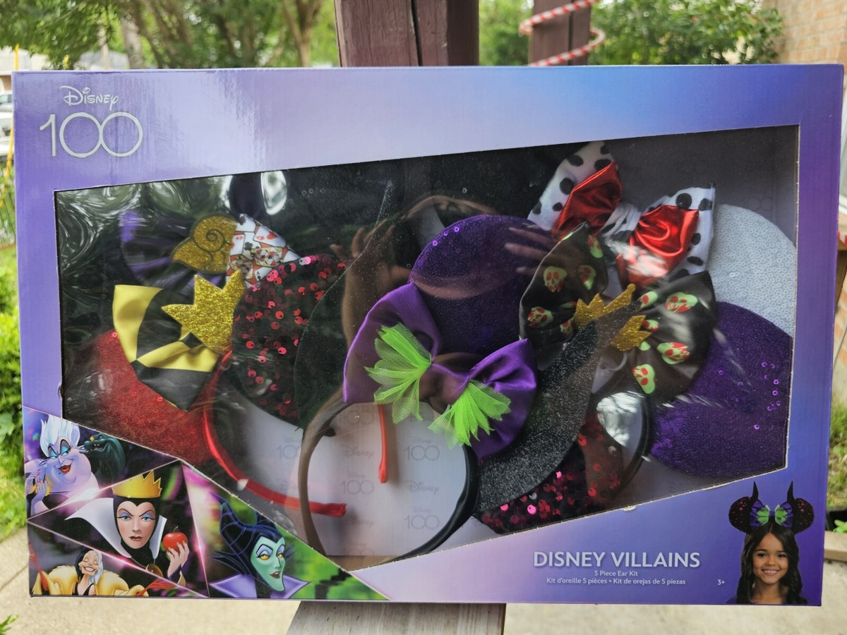 Disguise Disney 100 Villains Dress Up Ear Headband Set, 5  display picture 1
