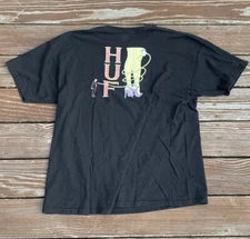 HUF Leash Graphic T-Shirt Men's Size 2XL Black