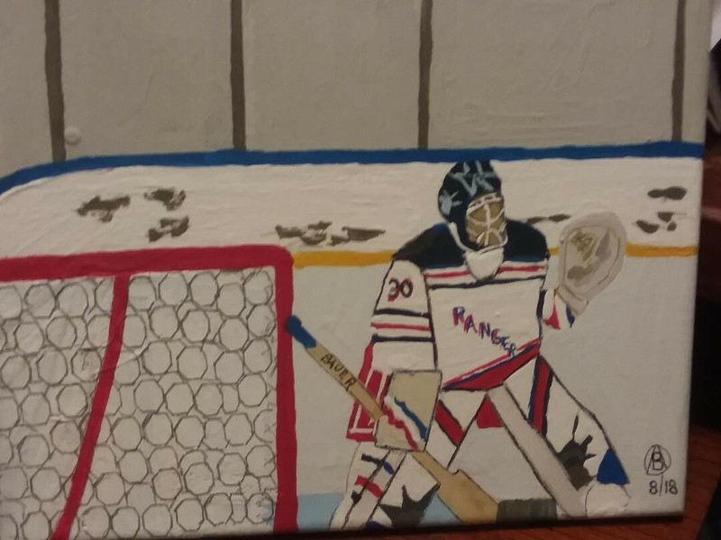  INDUCTED IN HALL OF FAME HENDRIK LUNDQUIST(goalie)- THE KING NEW YORK RANGERS 