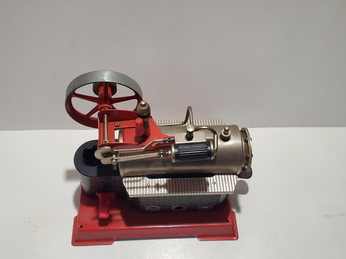 Vintage Wilesco #D14 Stationary Toy Live Steam Engine D 14