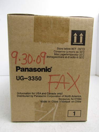 Panasonic UG-3350 Panafax UF Series Toner Ink Cartridge Black UG3350 Genuine NEW - Picture 3 of 3