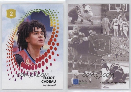 2023 Deck Of Cards DoC Elliot Cadeau Rookie basketball