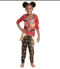 Girls Marvel Black Panther Okoye Fantasy 2 piece pajamas costume SMALL