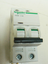 SCHNEIDER Electric IC65N C 6Amp, 2Pole Circuit Breaker. -new-