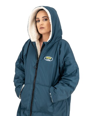 Waterproof Dry Changing Robe Hooded Coat Swimming Outdoors