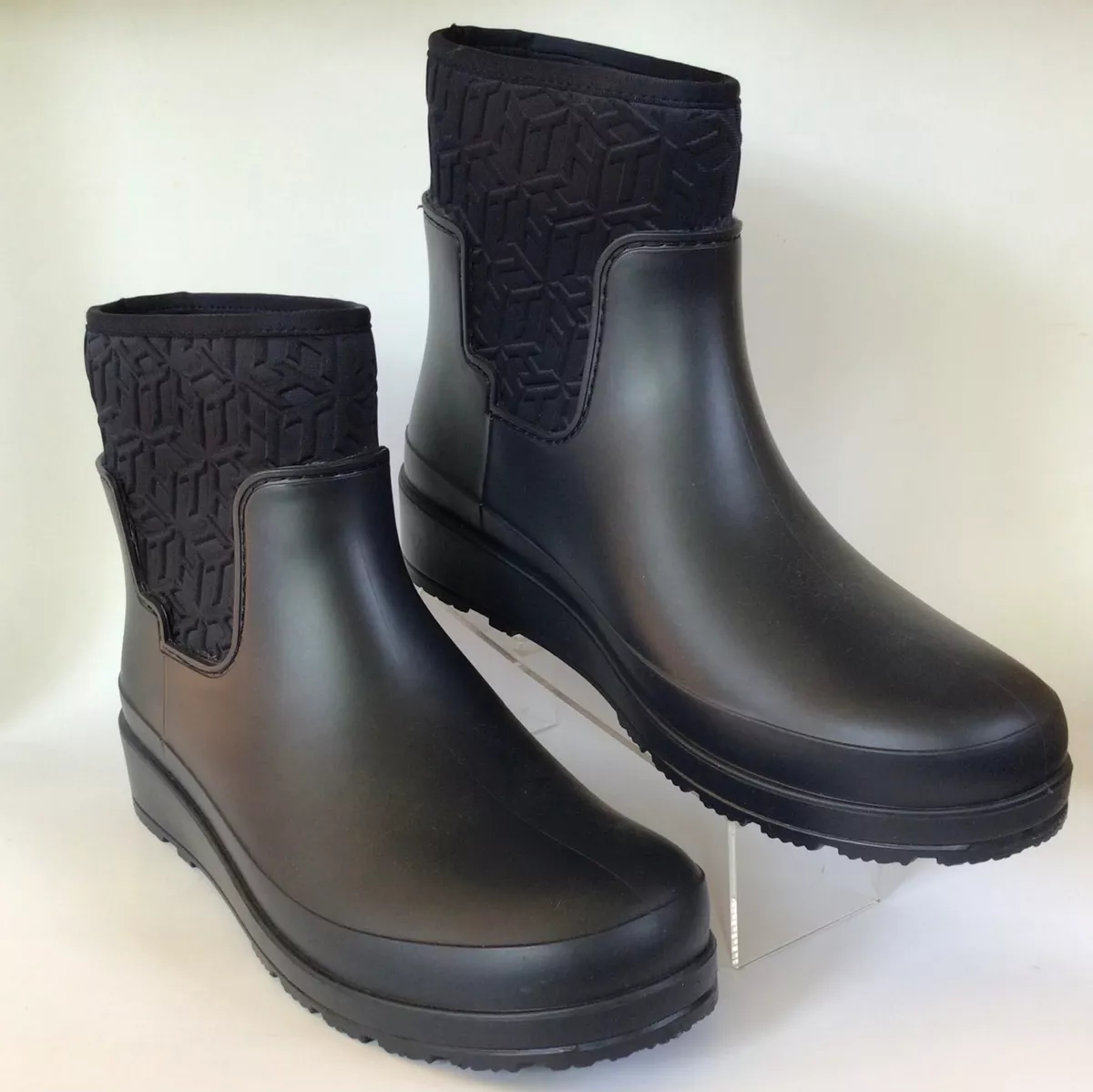 Tommy hilfiger ankle rain cheap boots