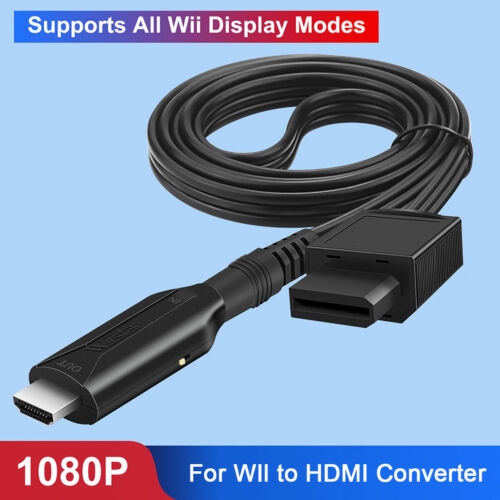 WII to HDMI Cable Converter Full HD 1080P WII to HDMI Wii 2 HDMI Converter /US
