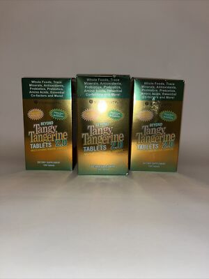 Youngevity Dr. Wallach Beyond Tangy Tangerine BTT 2.0 Tablets - 120 **3 PACK**