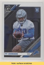 2019 Panini Donruss Optic Rookies Ty Johnson #145 READ fv8