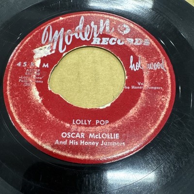 OSCAR MCLOLLIE 45 Lolly Pop / Falling In Love With You - Modern VG-