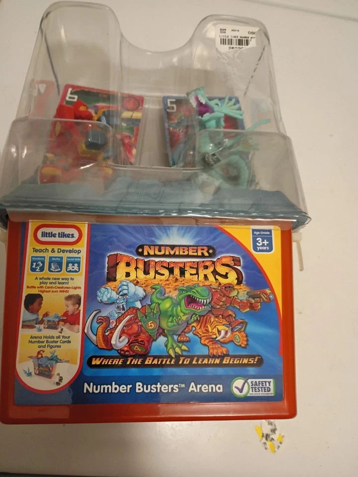 Little Tikes NUMBER BUSTERS ARENA Counting Learning Math Fun Game Creatures NIB - Image 2 of 3