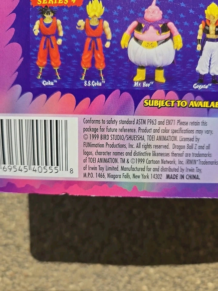DRAGON BALL Z  MR. BOO  THE SAGA CONTINUES Action Figure 1999 IRWIN  - Image 4 of 4