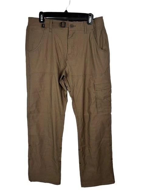 PrAna Stretch Zion Pant II Pants Mens 32x30 Slate Green Hiking Cargo Travel NWT