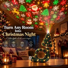 Christmas Projector Lights Indoor, Christmas Light Projector, Holiday Decor