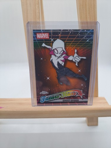 Ghost-Spider [SuperFractor] #MO-GS Marvel 2025 Topps Chrome Mask-Off Facsimile Autograph card