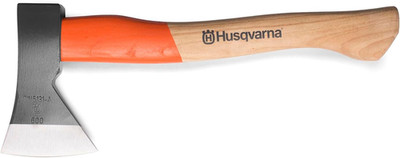 14-Inch Multipurpose Axe, Felling Axe with Ash Wood Handle and Forged Steel Axe