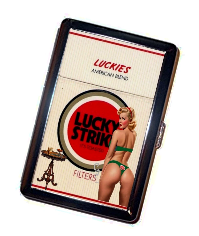 pin up cigarette case Pin Up Cigarette Case for sale