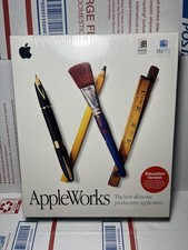 NEW  FACTORY SEALED AppleWorks 5 Software Version 5.0.3 MAC Windows 