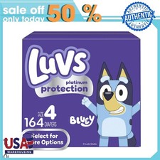 Luvs Platinum Protection Baby Diapers Size 4, 164 Count Select for More Options 