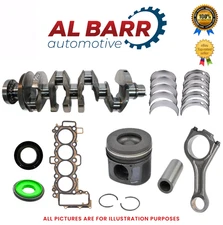 LAND ROVER JAGUAR PT204 CRANKSHAFT + PISTONS AND CONNECTING ROD AND OTHER PARTS